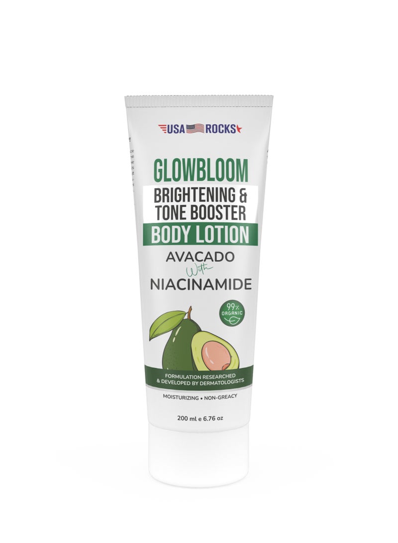 USA ROCKS Avocado & Niacinamide Body Lotion - Image 1